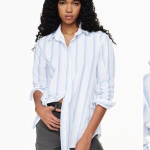 Aritzia wilfred linen sail shirt size xxs (fits like a small - medium)